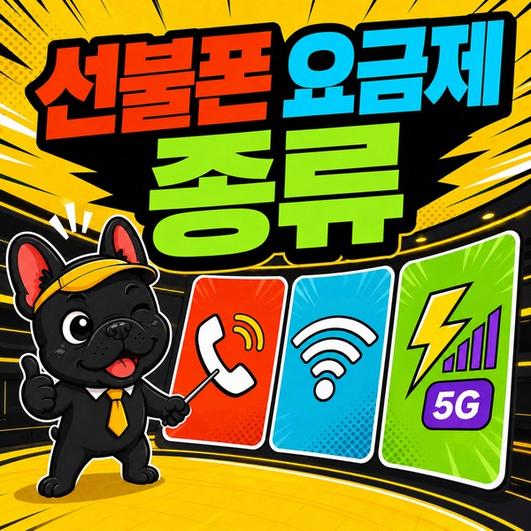 선불폰 요금제 종류